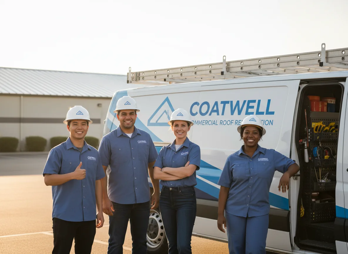 Commercial roof coating company in Bernice, LA
